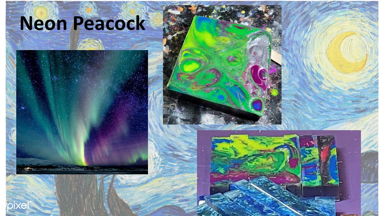 Neon Peacock